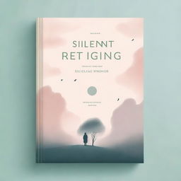 A book cover design with the theme of 'silent in longing'