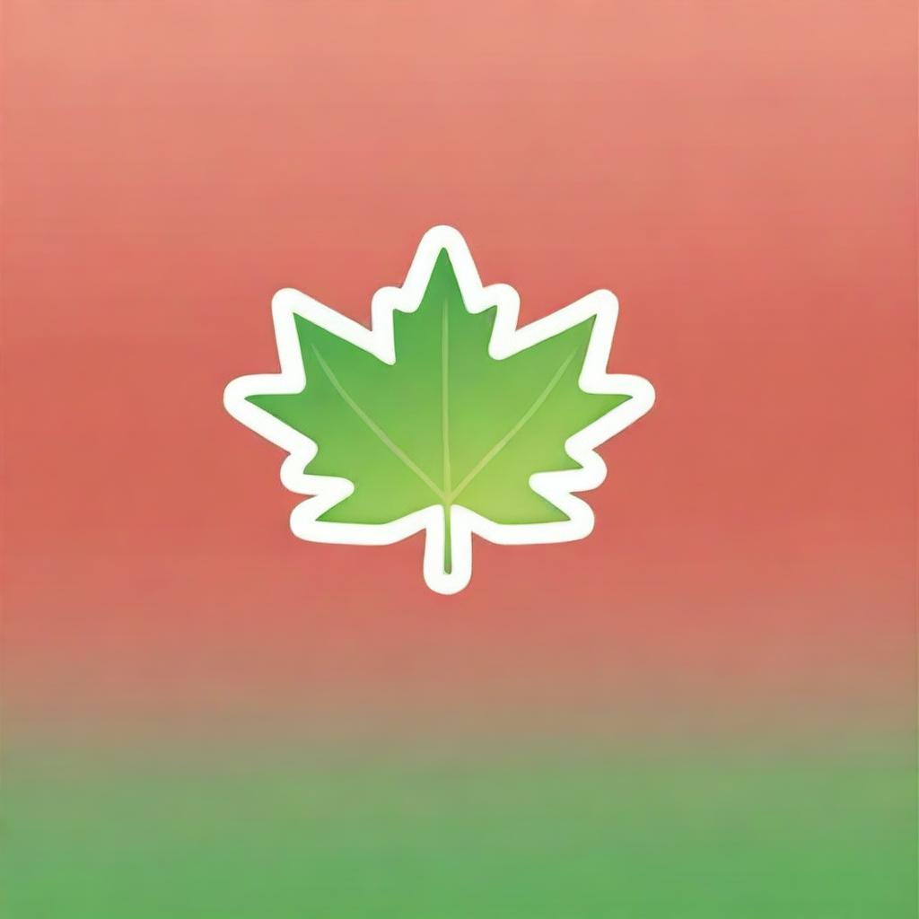 Create a logo for a solar company featuring a photorealistic, highly detailed maple leaf