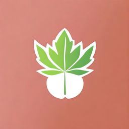 Create a logo for a solar company featuring a photorealistic, highly detailed maple leaf