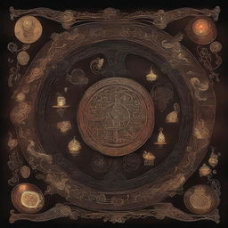 The cover of 'Feast of the Arcane' is a mesmerizing blend of fantasy and mystery, capturing the essence of the journey within its pages