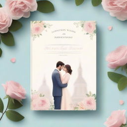 Create a realistic, romantic aesthetic book cover for a book titled 'Lovingly Yours, The Gentleman I Adore'