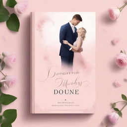 Create a realistic, romantic aesthetic book cover for a book titled 'Lovingly Yours, The Gentleman I Adore'