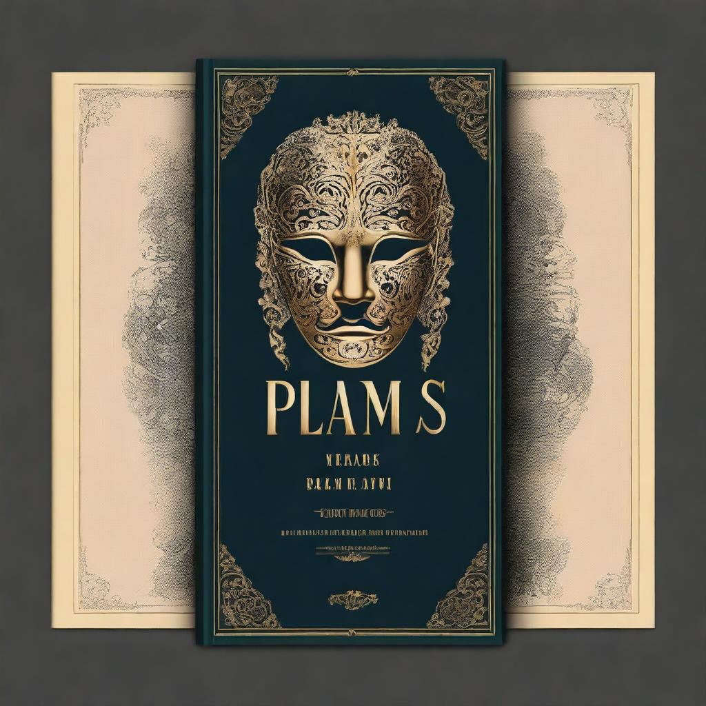 A captivating book cover for a collection of plays