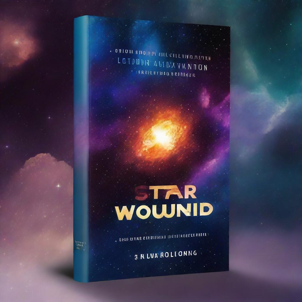 Create a book cover for a novel titled 'Star Wound'