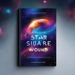 Create a book cover for a novel titled 'Star Wound'