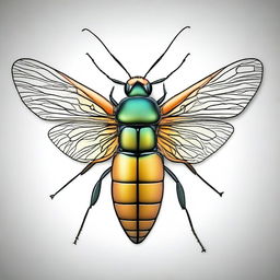 Generate a detailed and realistic image of an insect