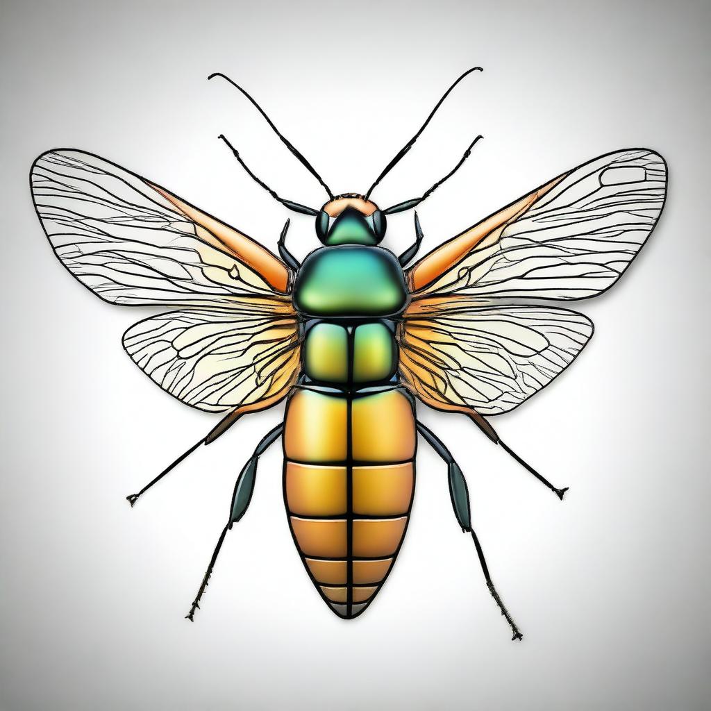 Generate a detailed and realistic image of an insect