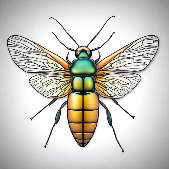 Generate a detailed and realistic image of an insect