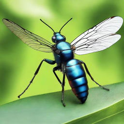 Generate a detailed and realistic image of an insect