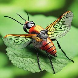 Generate a detailed and realistic image of an insect