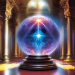 Shadowcatcher approached a large crystal sphere placed on a pedestal in the center of the hall