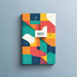 A book cover design for a mathematics book without any text