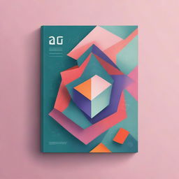 A book cover design for a mathematics book without any text