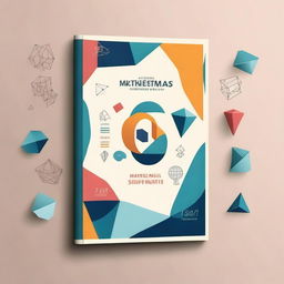 A book cover design for a mathematics book without any text