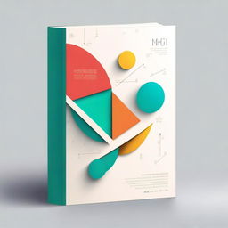 A book cover design for a mathematics book without any text