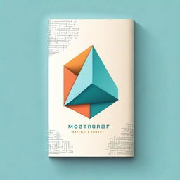 A book cover design for a mathematics book without any text