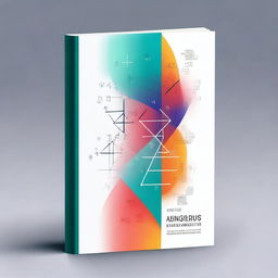 A visually appealing book cover design for a mathematics book