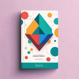 A visually appealing book cover design for a mathematics book