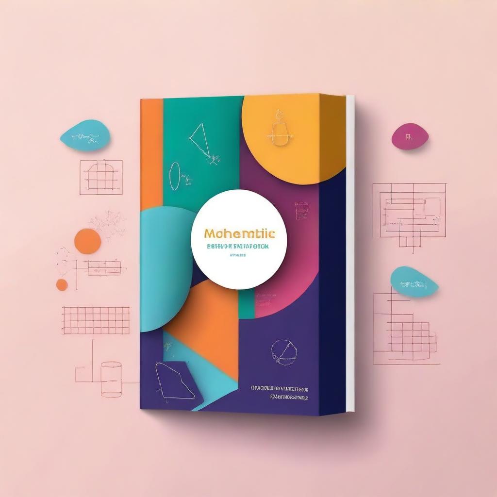 A visually appealing book cover design for a mathematics book