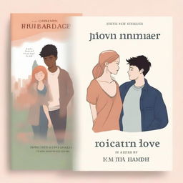 A book cover featuring a 19-year-old girl who lost her entire family in a car accident and moved to a new city to start over, and a 19-year-old boy whose mother has cancer and father is an alcoholic who doesn't care about the family