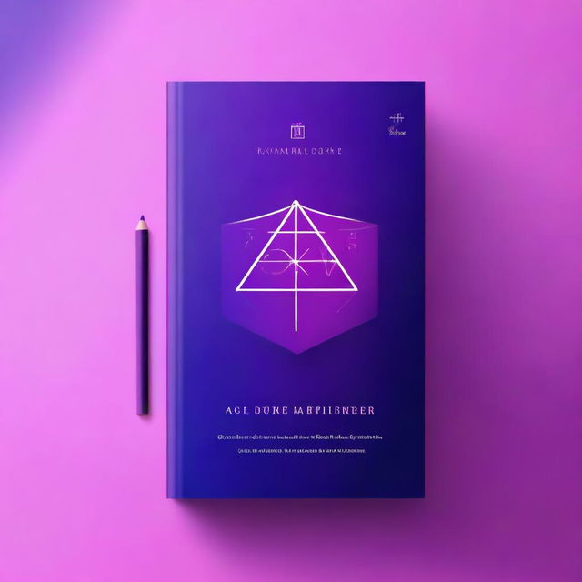 A captivating book cover design for a mathematics book