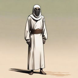 A detailed illustration of Abu Ghy'sa Ni'mee al-Yamriyahi, a male human wizard