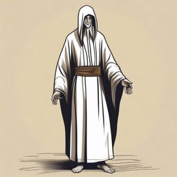 A detailed illustration of Abu Ghy'sa Ni'mee al-Yamriyahi, a male human wizard