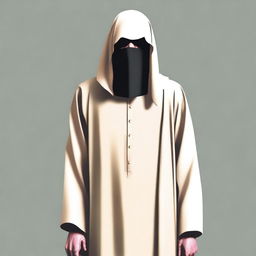 A detailed illustration of Abu Ghy'sa Ni'mee al-Yamriyahi, a male human