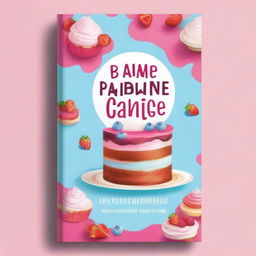 Create a cover for a pastry and cake-making tutorial booklet