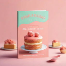 Create a cover for a pastry and cake-making tutorial booklet