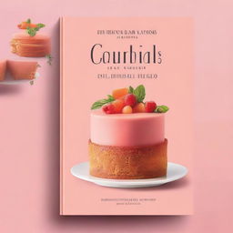 Create a cover for a pastry and cake-making tutorial booklet