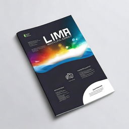 Design a professional and modern A4 cover for the LMS elmentor marketing project in an MBA course, including space to write names