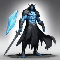 Mortis Nocturne is an imposing warrior, standing 190 cm tall with a muscular physique sculpted by relentless battles