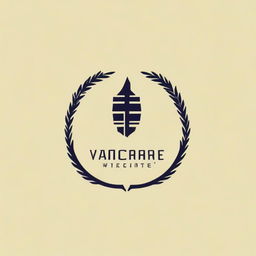 Design a logo for the trademark 'Vincere' that embodies the phrase 'Veni Vidi Vici' from Gaius Julius Caesar and includes elements of a caliphate