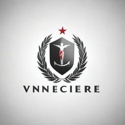 Design a logo for the trademark 'Vincere' with the slogan 'To Win'