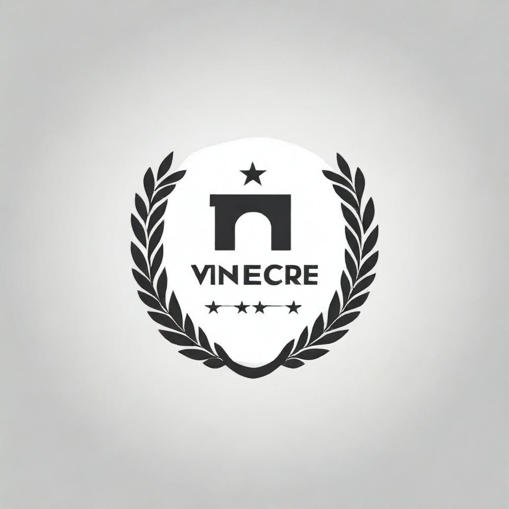 Design a logo for the trademark 'Vincere' with the slogan 'To Win'