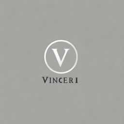 Design a logo for the 'Vincere' trademark that features a circle with the letter 'V' inside it