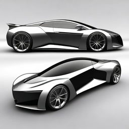 Create a custom modern hypercar that is a fusion of a 4-door 1932 Buick Victoria sedan and a hyper McLaren