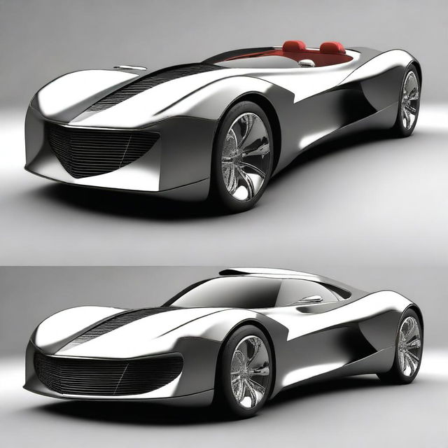 Create a custom modern hypercar that is a fusion of a 4-door 1932 Buick Victoria sedan and a hyper McLaren