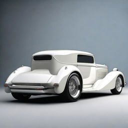 Create a custom modern hypercar that combines a 4-door 1932 Buick Victoria sedan with a hyper McLaren