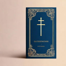 Create a book cover with the title 'Catecismo Básico'