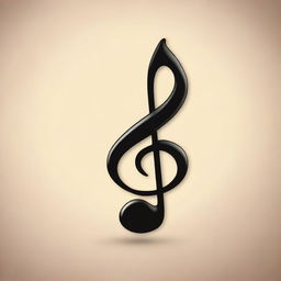 A simple and elegant music note