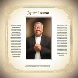 Create an image with the text 'Jeykon Ramos - Todo lo puedo en Dios'