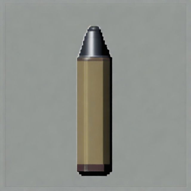 Create a pixel art image of a bullet