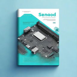 Create a detailed cover page for a book on computer hardware