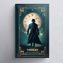 Design a book cover for a time-travel novel