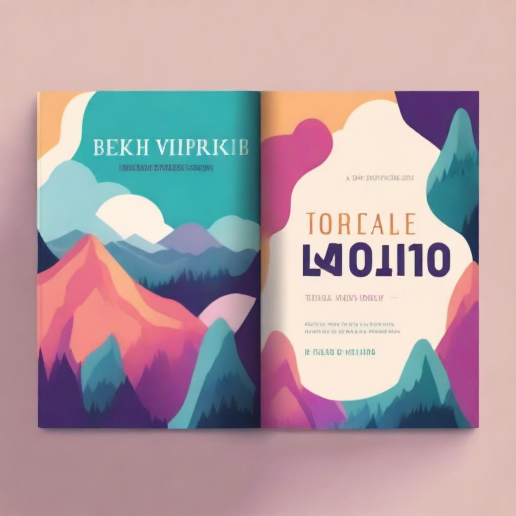 Create a captivating book cover with an intriguing design that draws readers in