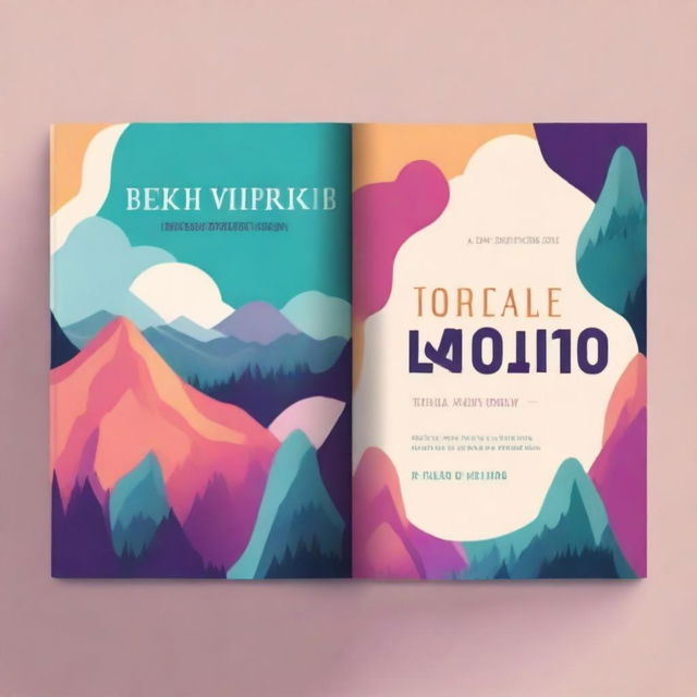 Create a captivating book cover with an intriguing design that draws readers in