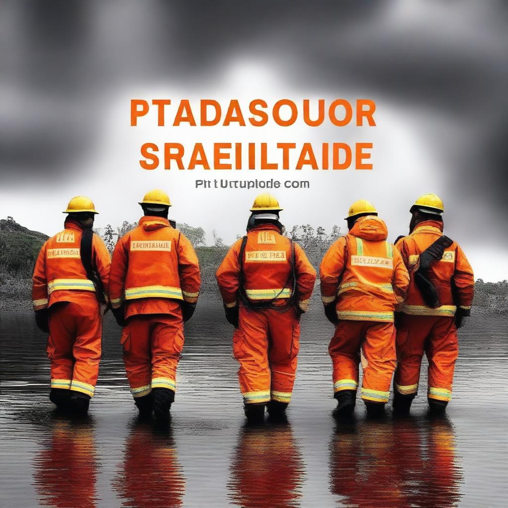 A professional cover image for a disaster management project