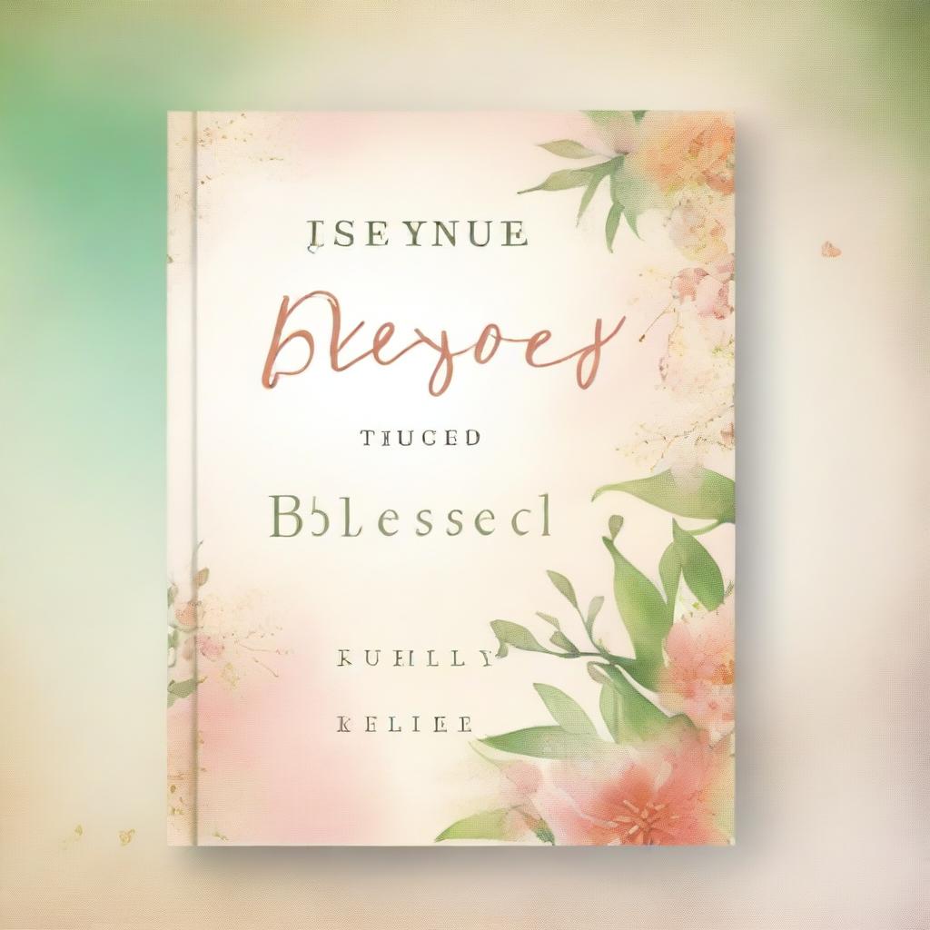 Design a book cover titled 'Beyond Blessed' by Kelly R